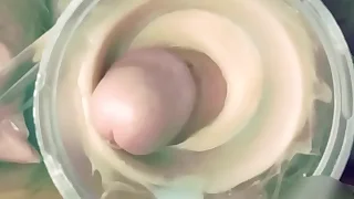 My Flannel Cumming to My Asian Wife&rsquo;s Saggy Natural Tits - A Cum POV Compilation by Fleshlightman1000 increased by AsianSexyWife