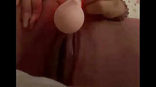 Young Asian girl can&rsquo;t handle clit meddle toy&comma; and enjoys orgasm as pussy lips tremble uncontrollably